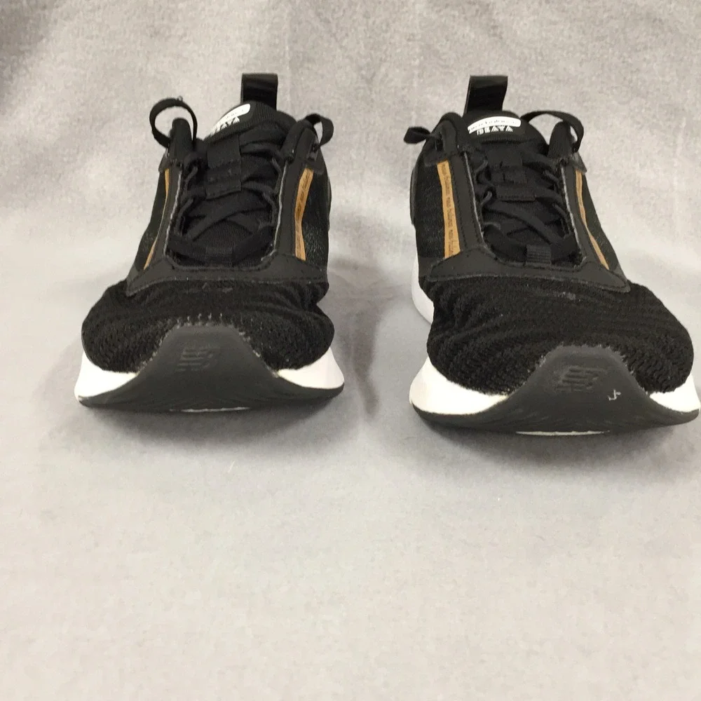New Balance Beaya Womens Running Shoes Black Gold WBEYLB Size 8 Sneaker